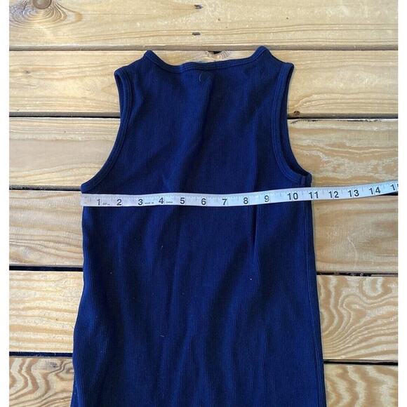 Brandy Melville Ribbed Tank Dress Size Small Women’s Black - Picture 5 of 5